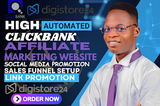setup automated clickbank affiliate marketing websites with digistore24 amazon