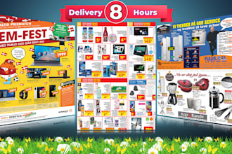 design professional magazine and newspaper print ads