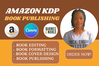 professionally publish amazon book, book formatting, amazon KDP book publishing