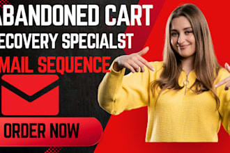 create high converting abandoned cart email sequences