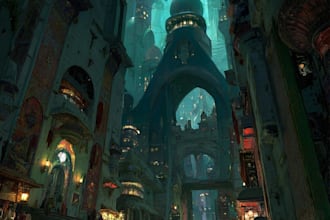 create concept art with stunning visual storytelling