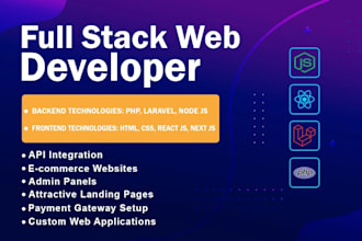 be your full stack developer react js, nodejs mern expert