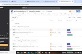 organize your tasks and projects on trello and asana