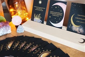 design unique printable affirmation card motivational card tarot spiritual card