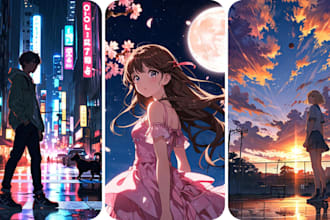 anime illustration, manga, anime art, anime illustration
