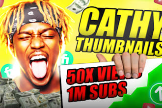 do a virul youtube thumbnail design