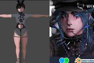 edit or model vrchat avatar add asset clothing accessories feature and vrc world