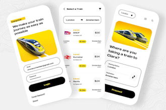 develop a reliable and user friendly railway reservation booking app
