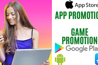 do organic mobile app promotion, app install, app reviews, app store promotion