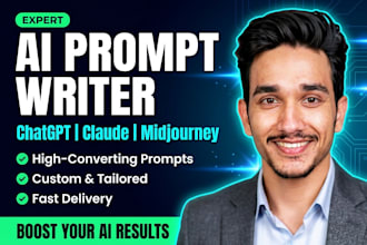 write high converting ai prompts for chatgpt claude and midjourney