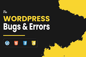 quickly fix wordpress bugs, fix wordpress errors, wordpress issues fixes
