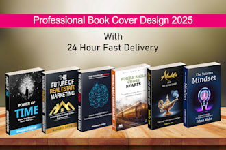 design business book cover, kdp cover and ebook cover in just 24 hrs
