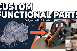 design custom functional parts for 3d printing