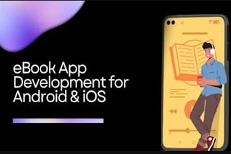 develop ai ebook, reader app, bookstore marketplace app, ai book learning app