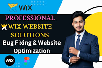 fix wix website bugs or layout, responsive, seo cms issues or wix studio issue
