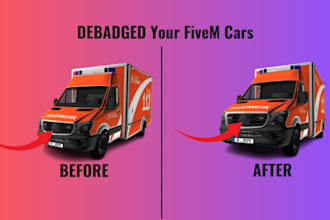 debadge your fivem cars yft ytd lore friendly rebrand