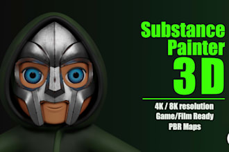 produce pbr texture in substance painter