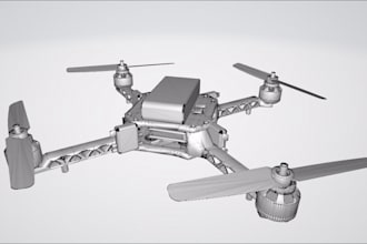 design a custom quadcopter, fpv drone, or uav prototype, hexacopter, hybrid vtol