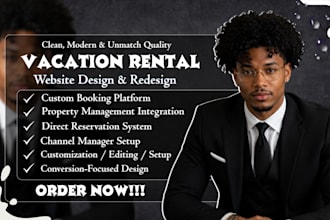 vacation rental website, hotel resort website short term rental vacation website