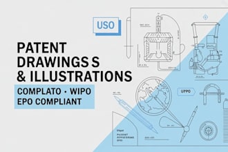 do patent drawings and illustrations compliant with uspto, wipo, epo standards