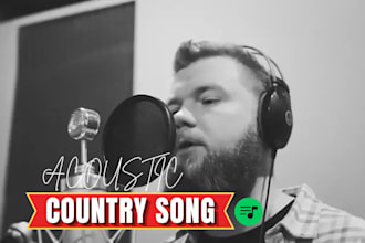 record country indie folk song acoustic guitar rnb male country cover demo