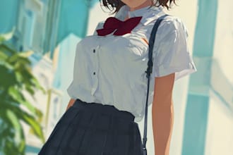 make a character anime
