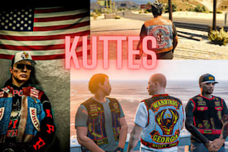 fivem kuttes custom fivem clothing kuttes mc mc vest biker clothing kuttes