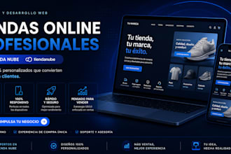 diseño o rediseño tu tienda nube totalmente personalizada