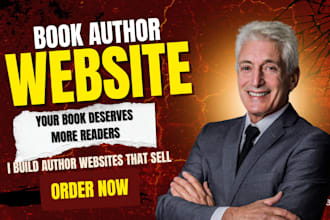 design book author website with ebook website to boost sales branding and reader