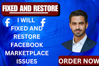 restore and fix your facebook marketplace issues