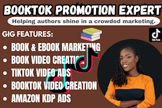 viral booktok video marketing tik tok amazon kdp ads promotion ebook marketing