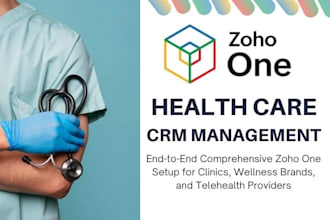 do zoho one setup for healthcare, telehealth zoho CRM, workflow campaigns, sites