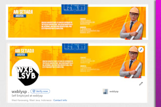 design attractive linkedin banner