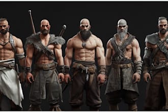 make a character for game