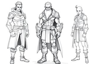 make rough sketch for your character or project