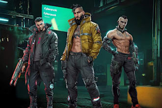 do cyberpunk and retro aesthetic characters