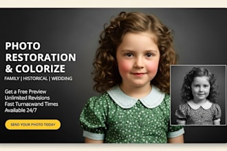 professionally restore photos for christmas gift