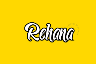 do text logo design or typography, wordmark, lettermark and graffiti