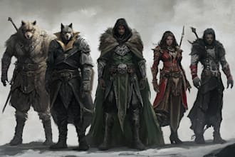 illustrate a fullbody portrait of your character