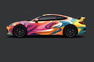develop car wrap designs for you