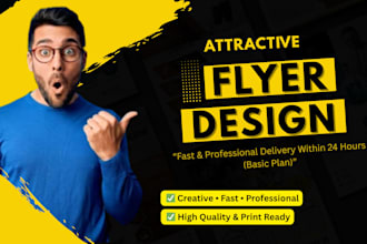design a modern and eye catching flyers