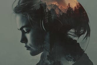 design unique music album cover art