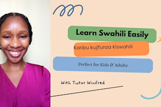 be your swahili tutor for conversation and grammar