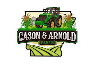 create exclusive and marvelous tractor logo design