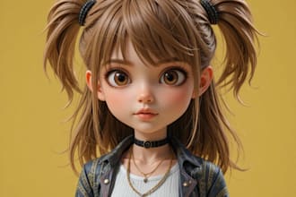 create your vtuber live2d model commission