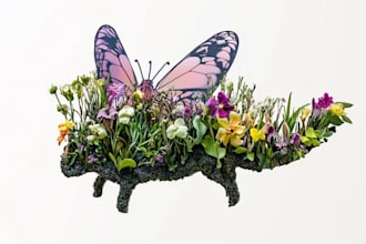 draw animal and botanical illustrations
