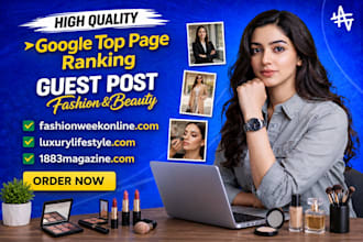 do high da guest post on fashion, beauty, lifestyle with seo dofollow backlinks