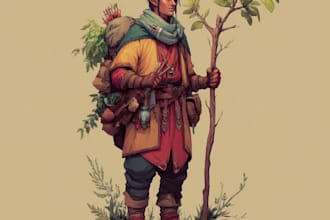 dnd character art and dnd character art