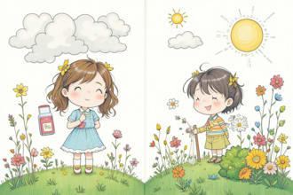 illustrate children book pages for you