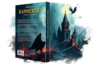 do fantasy book cover design, thriller book cover